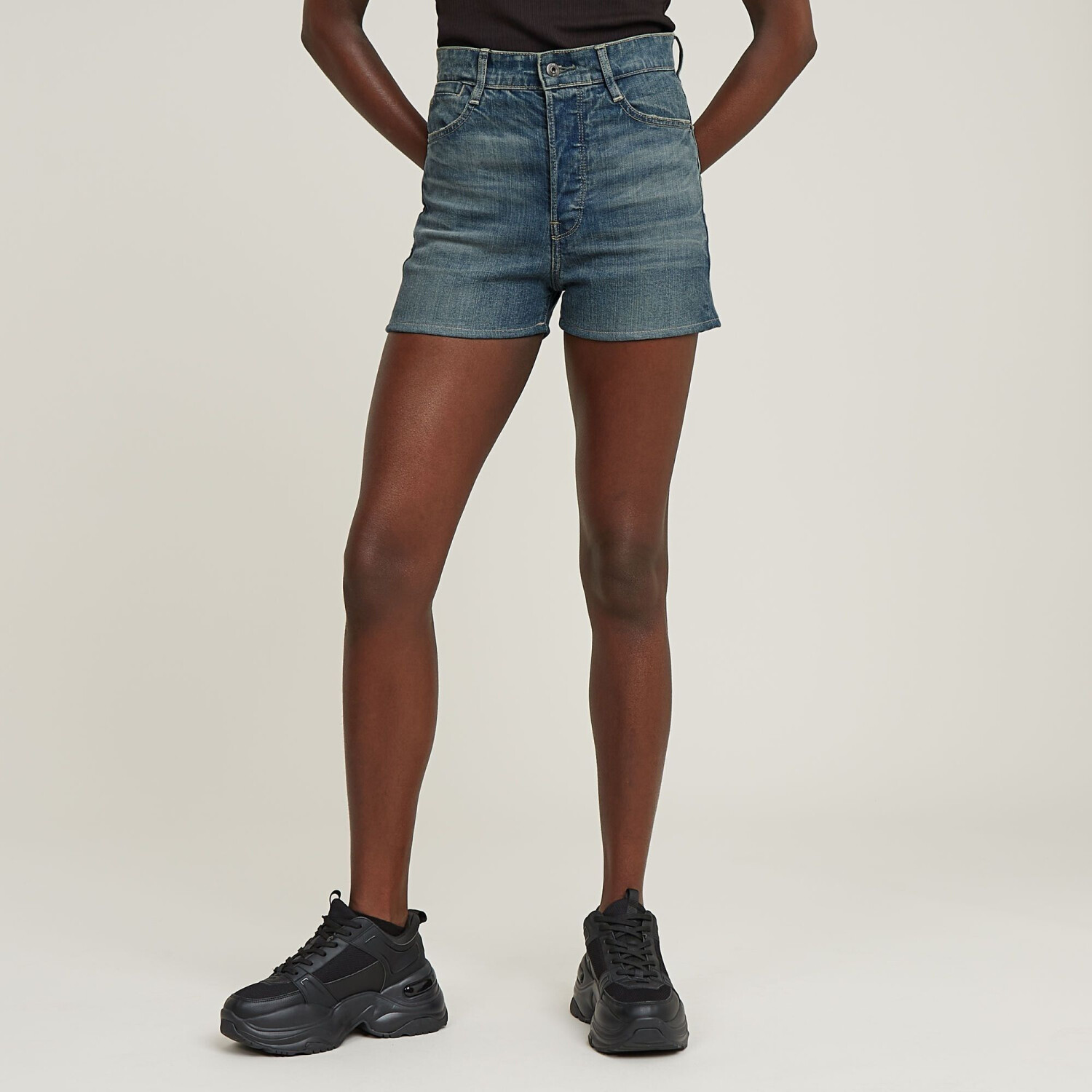 G-Star Tedie Ultra High Shorts (D18666-B767) faded atlas