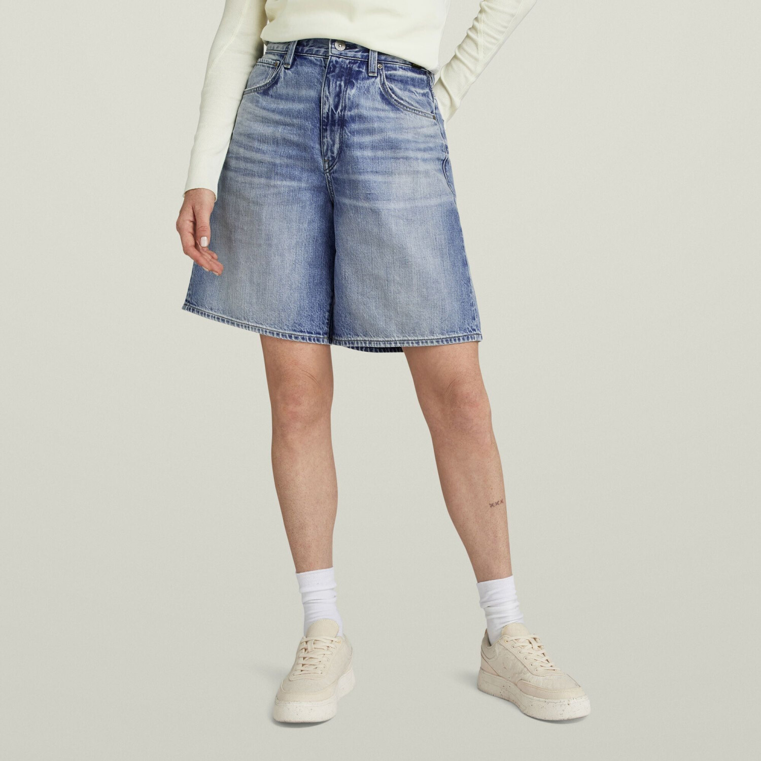 G-Star Barrel Loose Shorts (D24370-D536) faded denali