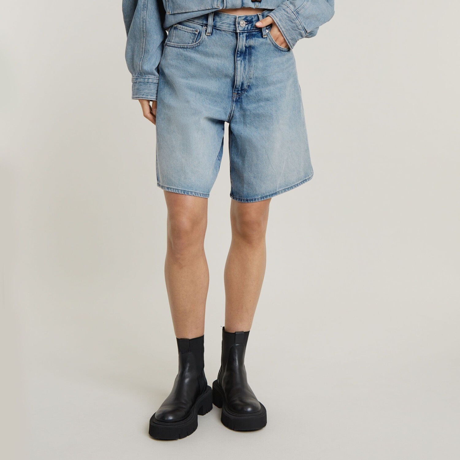 G-Star Barrel Loose Shorts (D24370-D436) sun faded fogbow