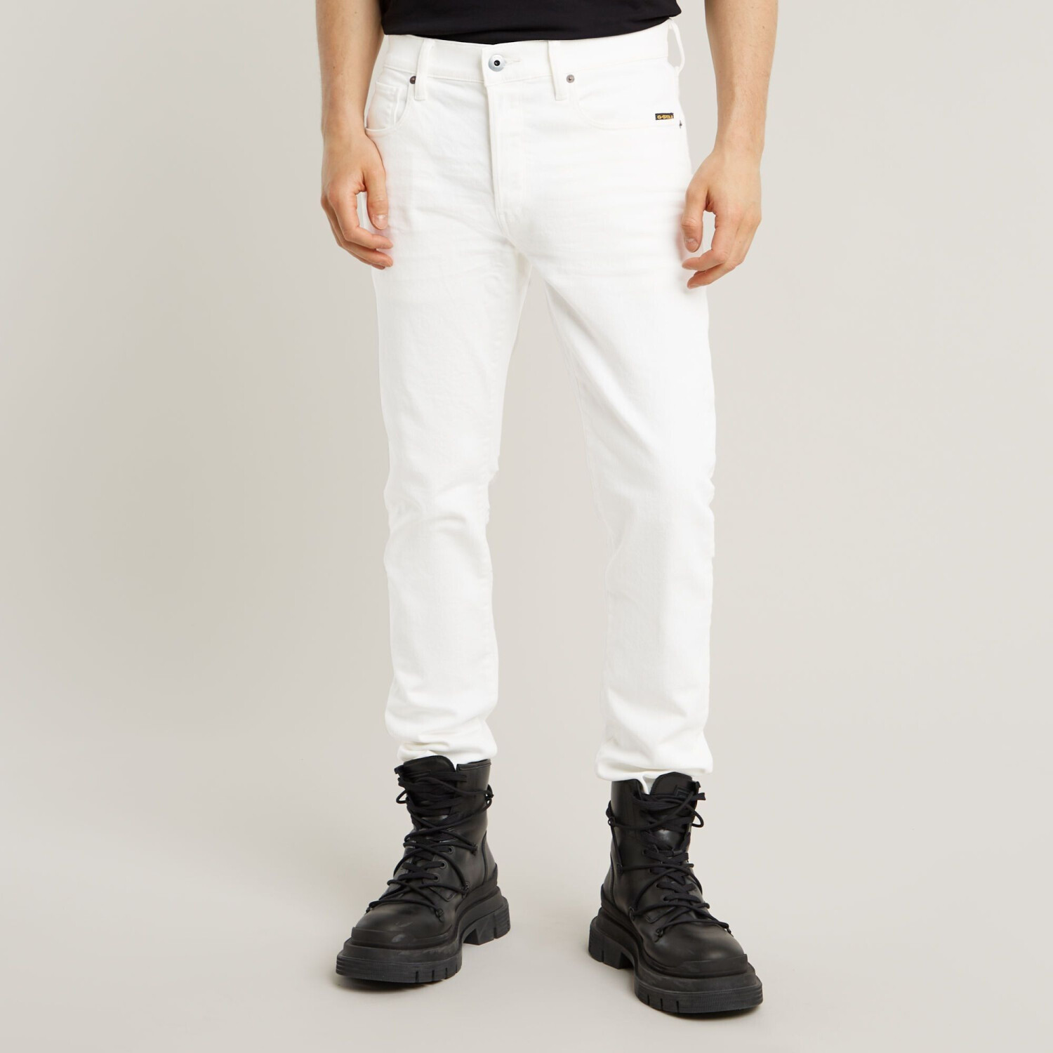 G-Star 3301 Slim Jeans 3D it chalk