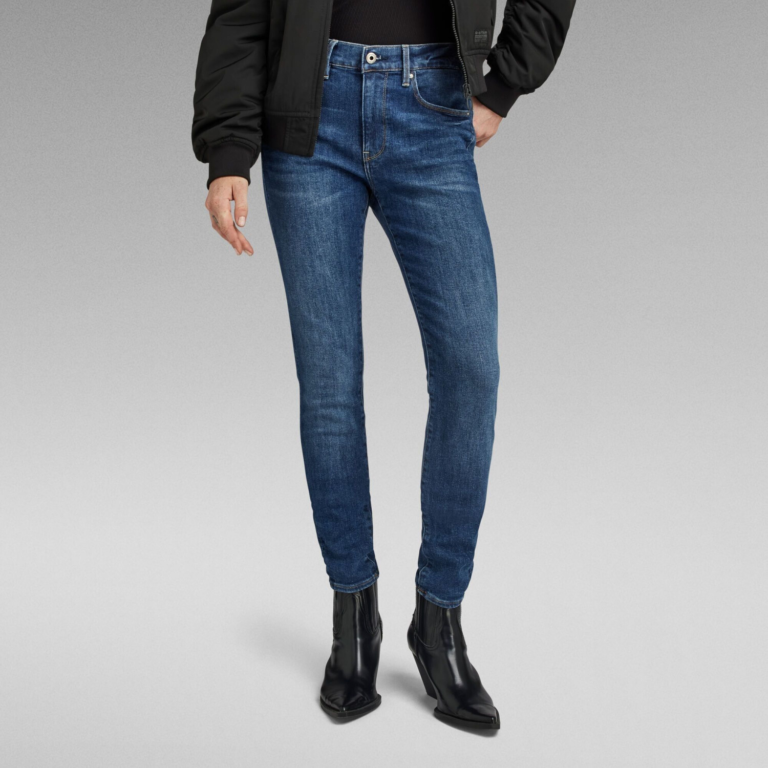 G-Star 3301 Skinny Jeans (D05175) medium aged