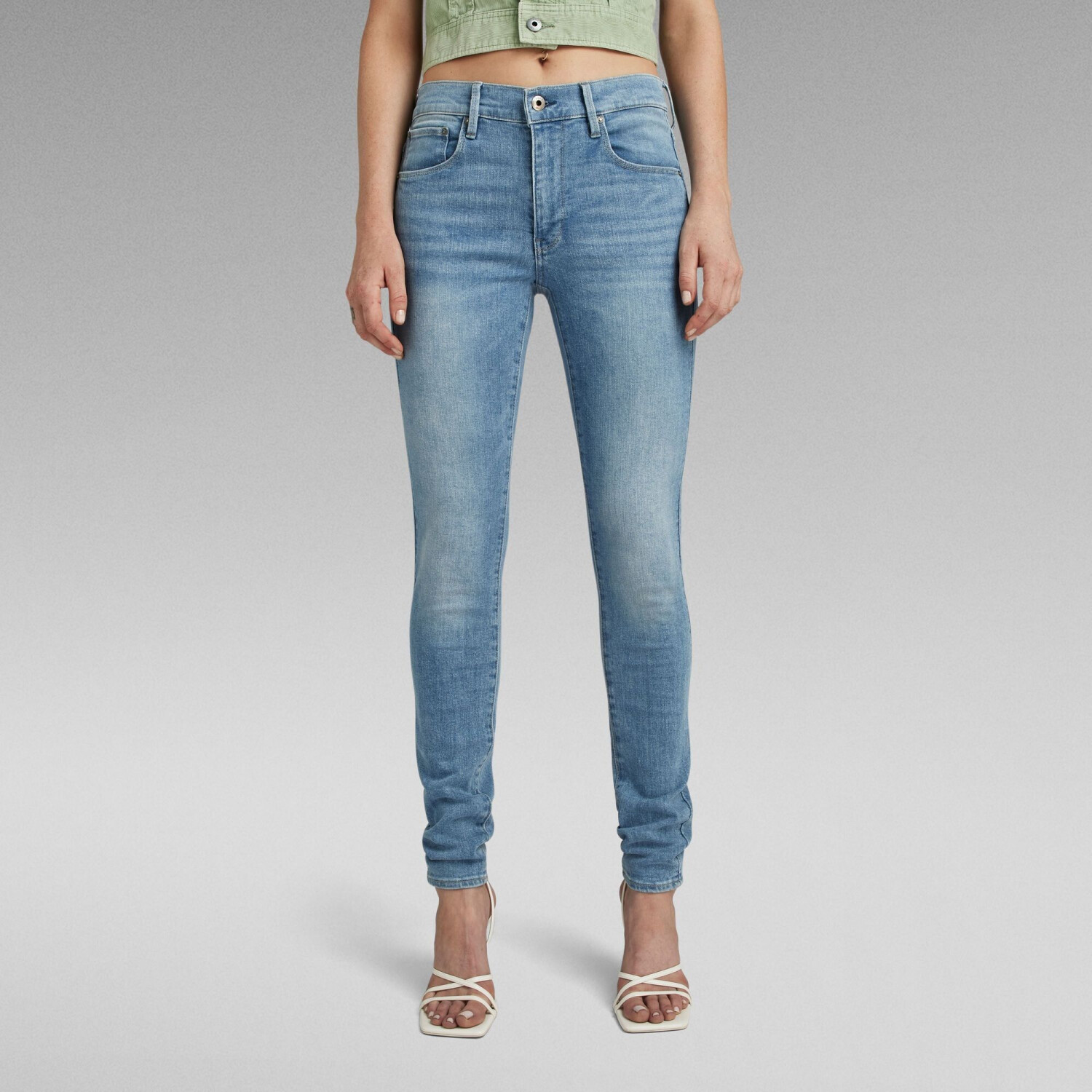 G-Star 3301 Skinny Jeans (D05175) light aged