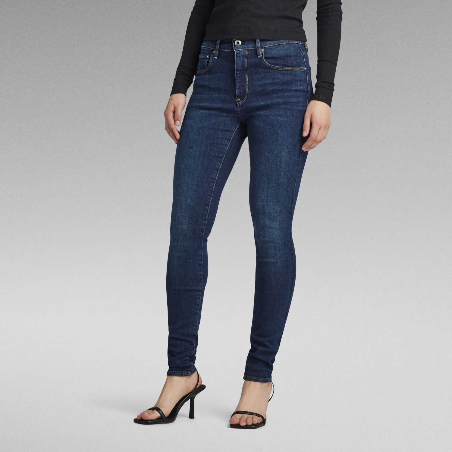 G-Star 3301 Skinny Jeans (D05175) dark aged