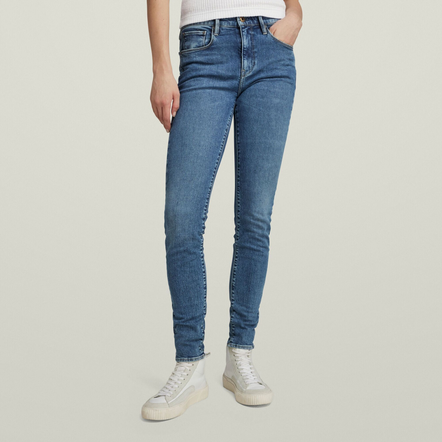 G-Star 3301 Skinny Jeans (D05175) faded miami blue