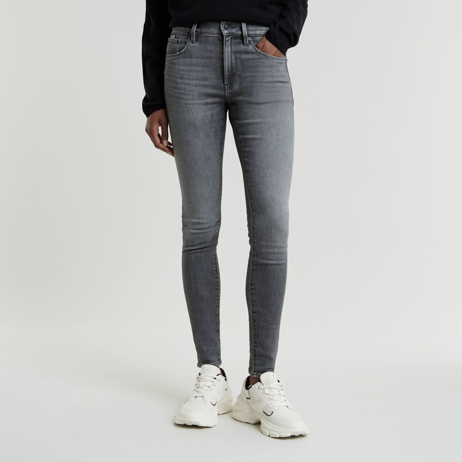 G-Star 3301 Skinny Jeans (D05175) faded ash grey