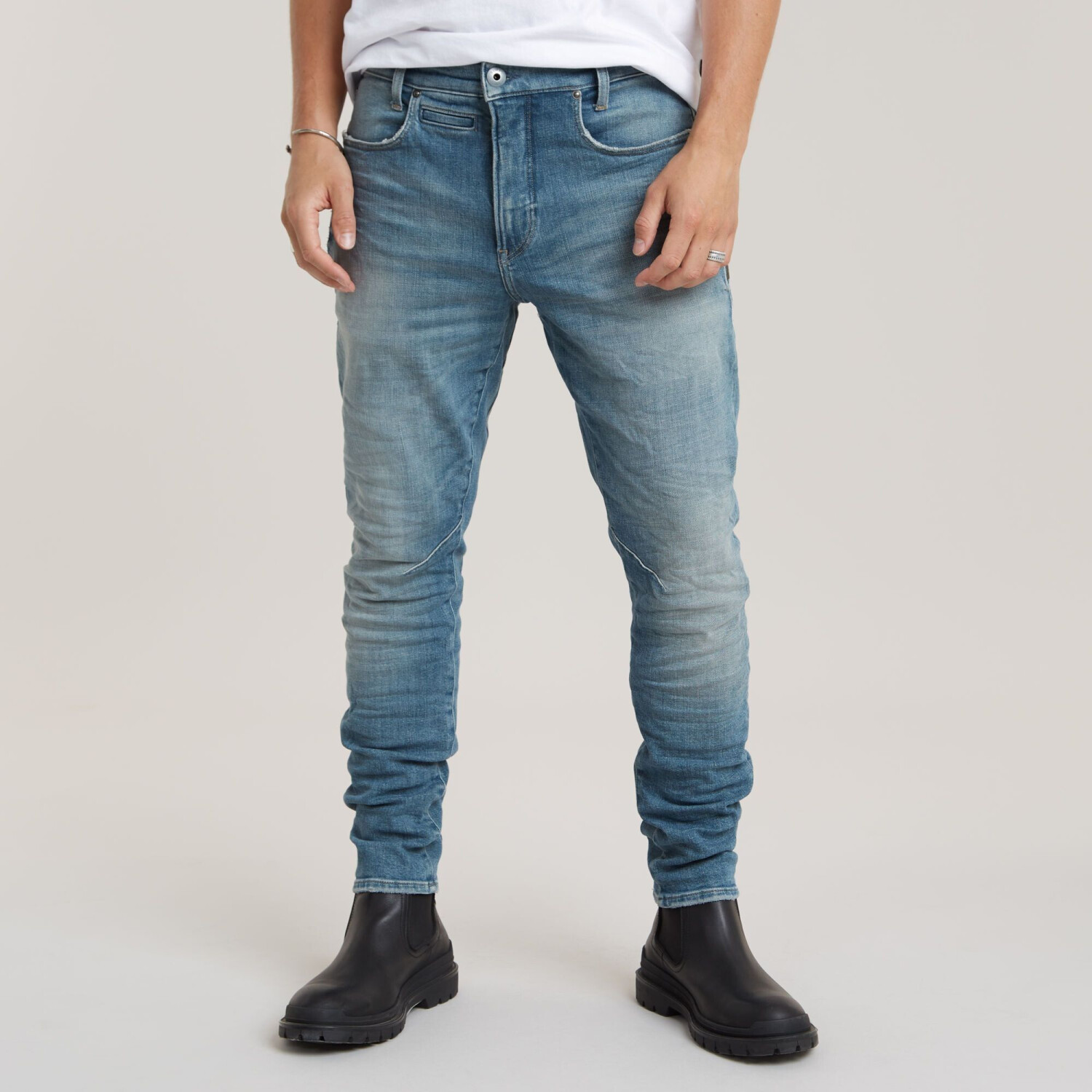 G-Star D-Staq 3D Slim Jeans (D05385) sun faded biscay blue