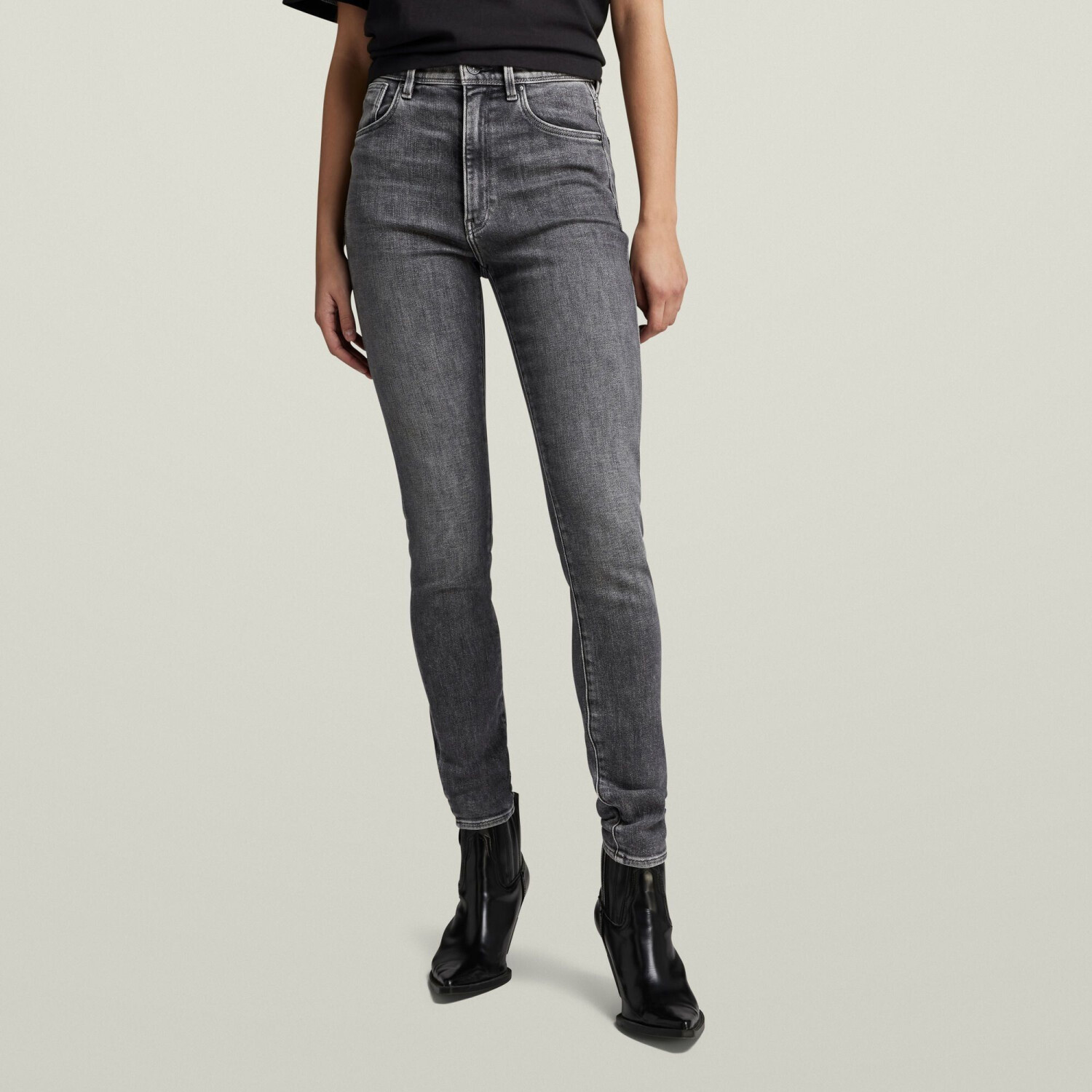 G-Star Kafey Ultra High Skinny Jeans (D15578) faded odyssey grey