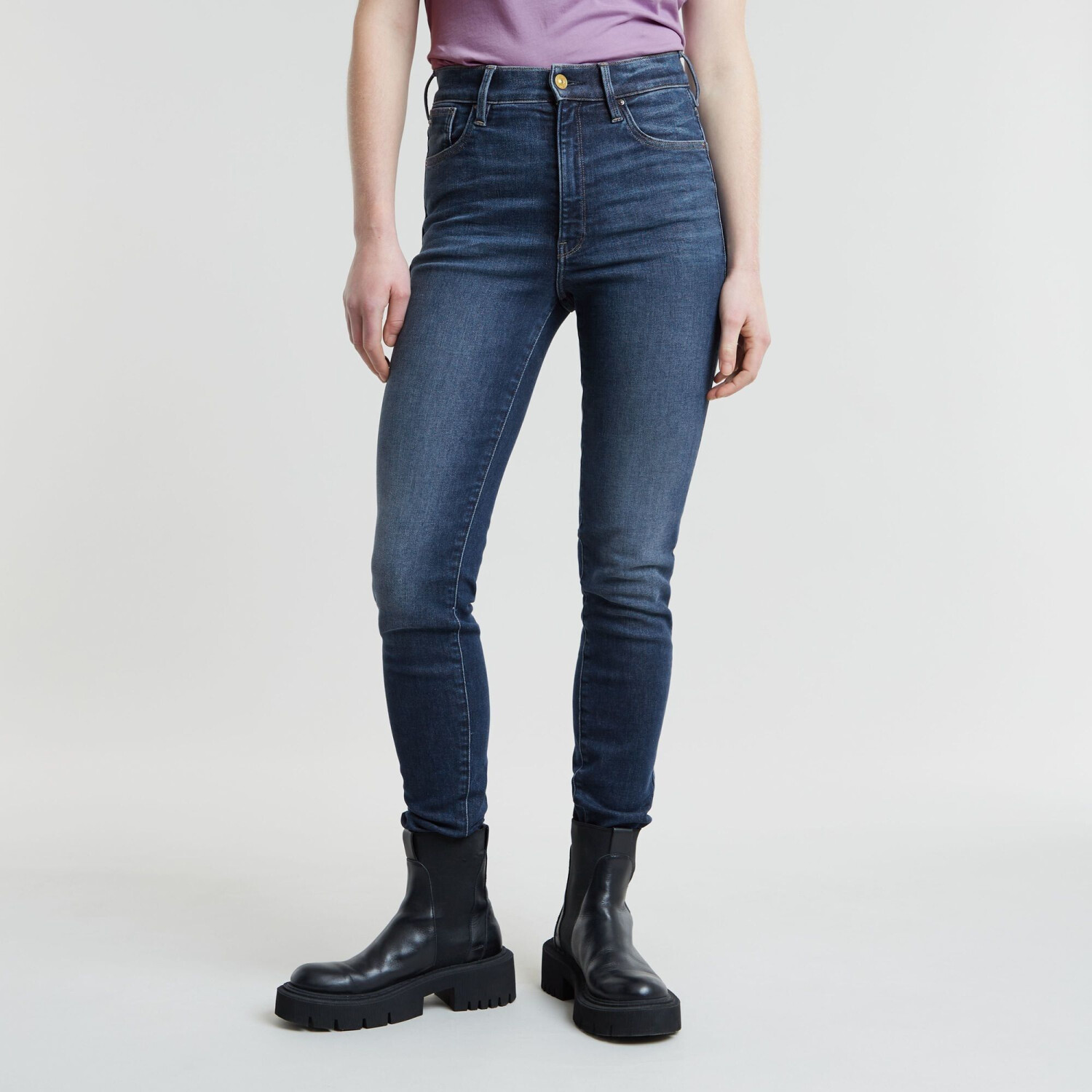 G-Star Kafey Ultra High Skinny Jeans (D15578) faded zonal wind
