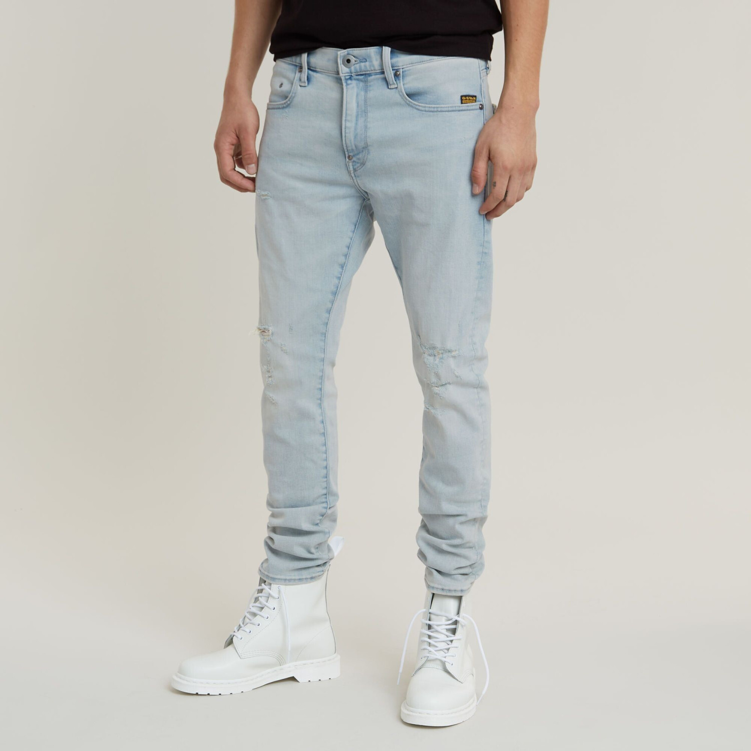 G-Star Revend FWD Skinny Jeans (D20071) sun faded bluejay destroyed