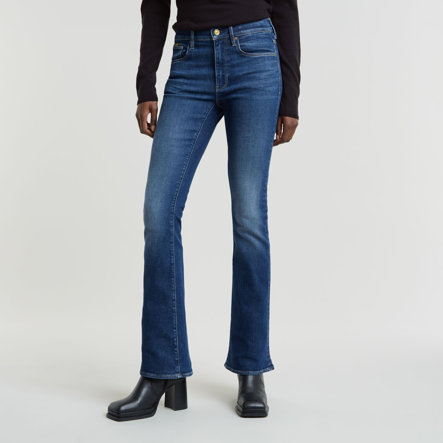 G-Star 3301 Flare Jeans (D21290-D760-G728) medium blue