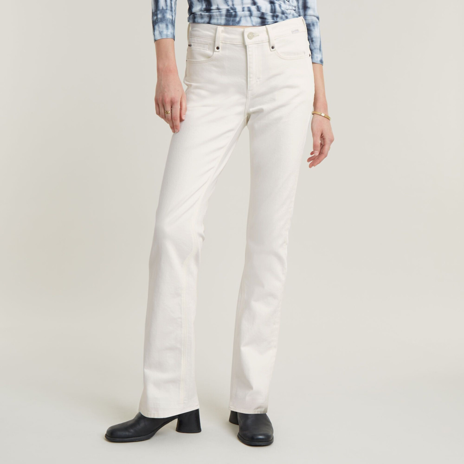 G-Star Noxer Bootcut Jeans (D21437) it chalk