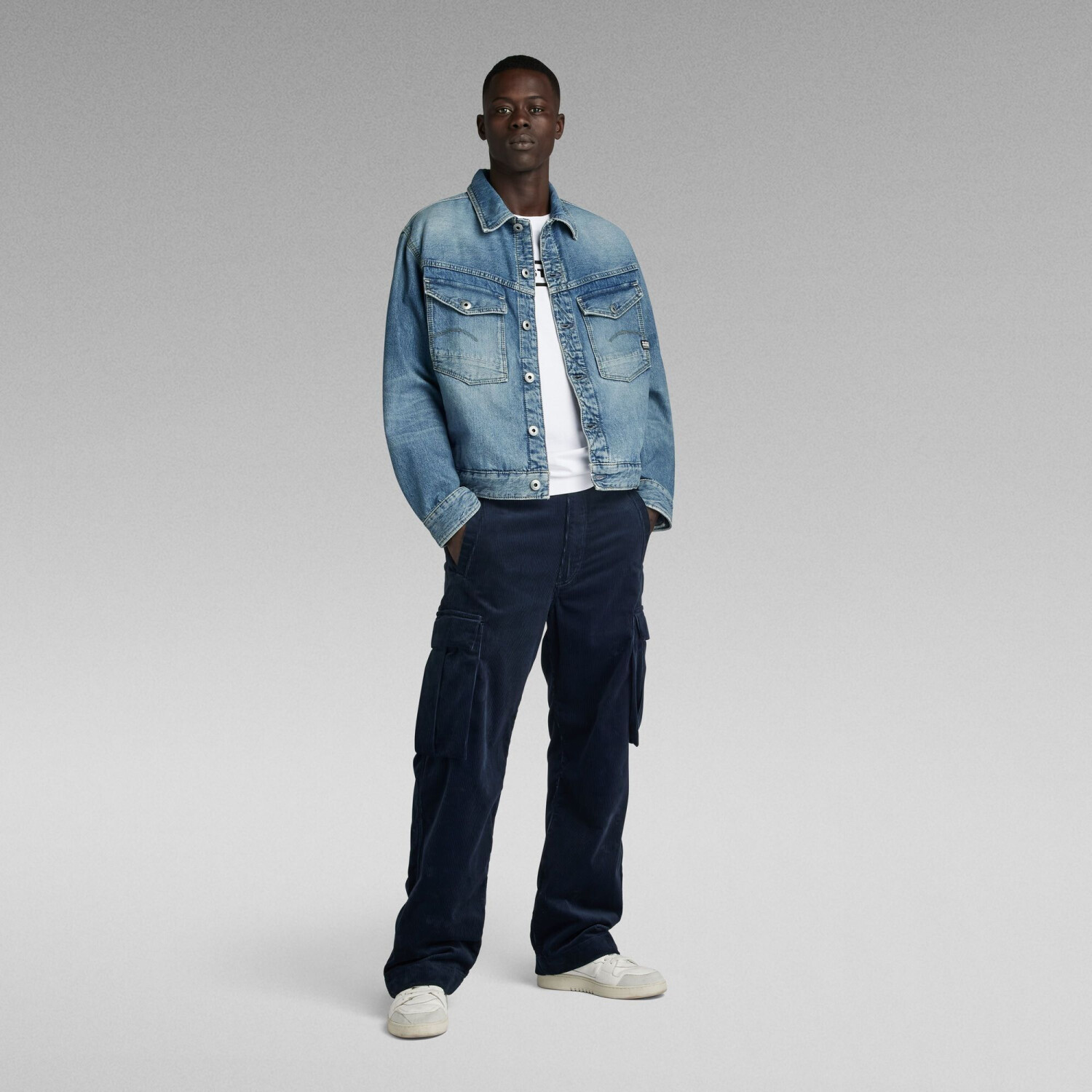 G-Star Dakota Jacket (D23593) antique faded blue agave