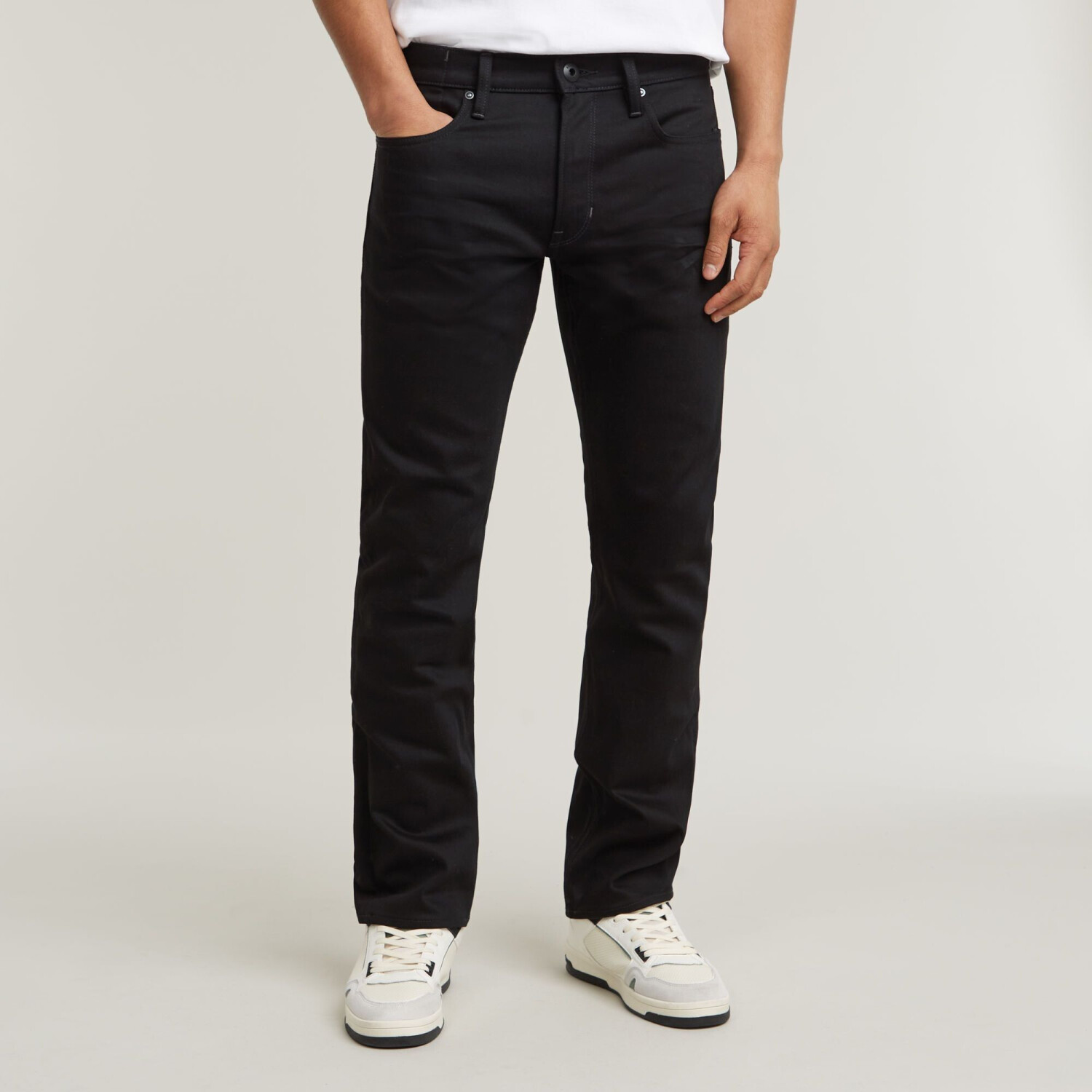 G-Star Mosa Straight Jeans (D23692) pitch black