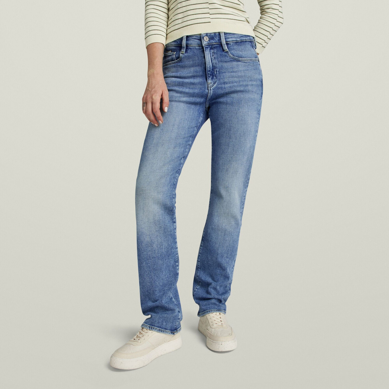 G-Star Strace Straight Jeans (D23951) sun faded blue donau