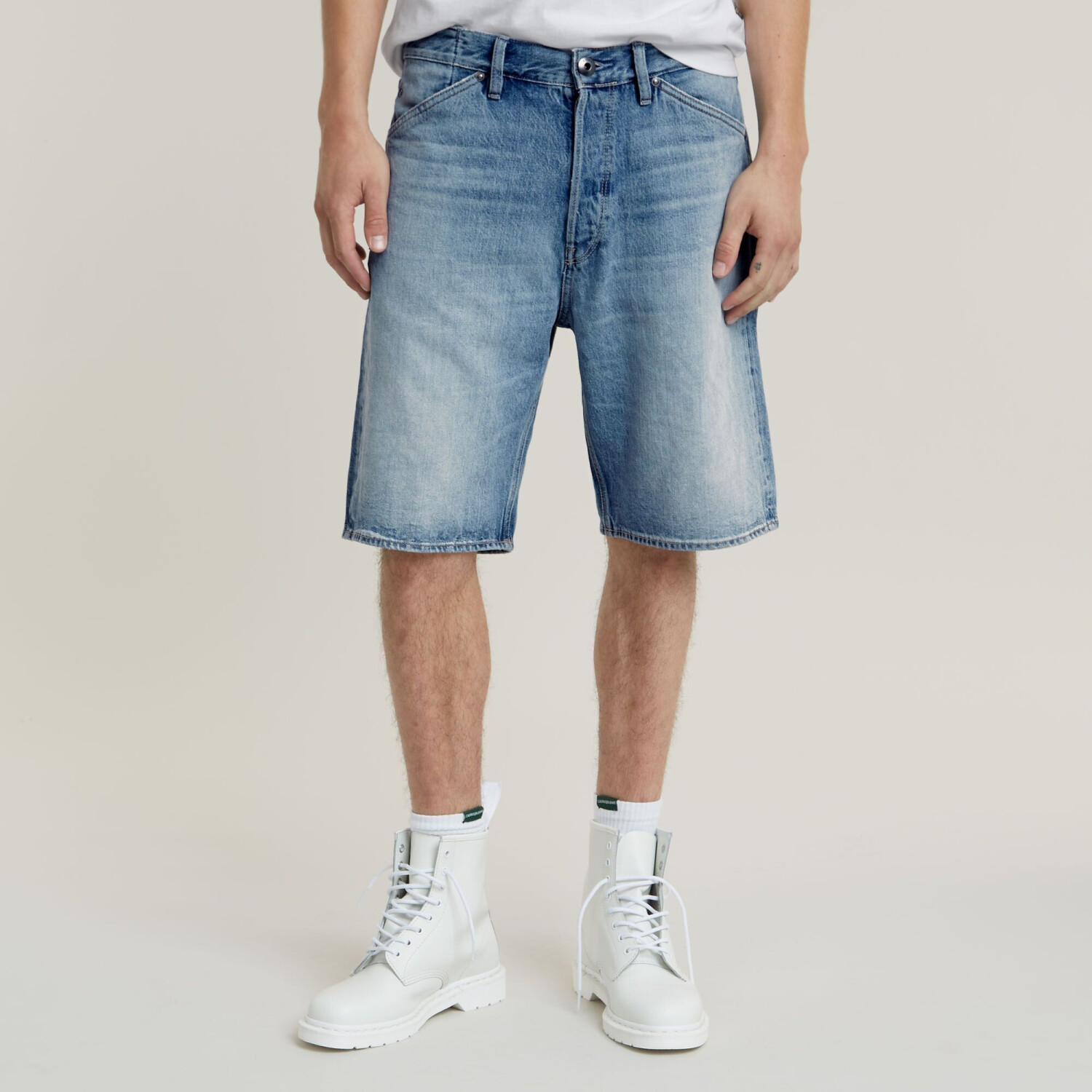 G-Star Denim Loose Shorts (D24443) sun faded blue donau