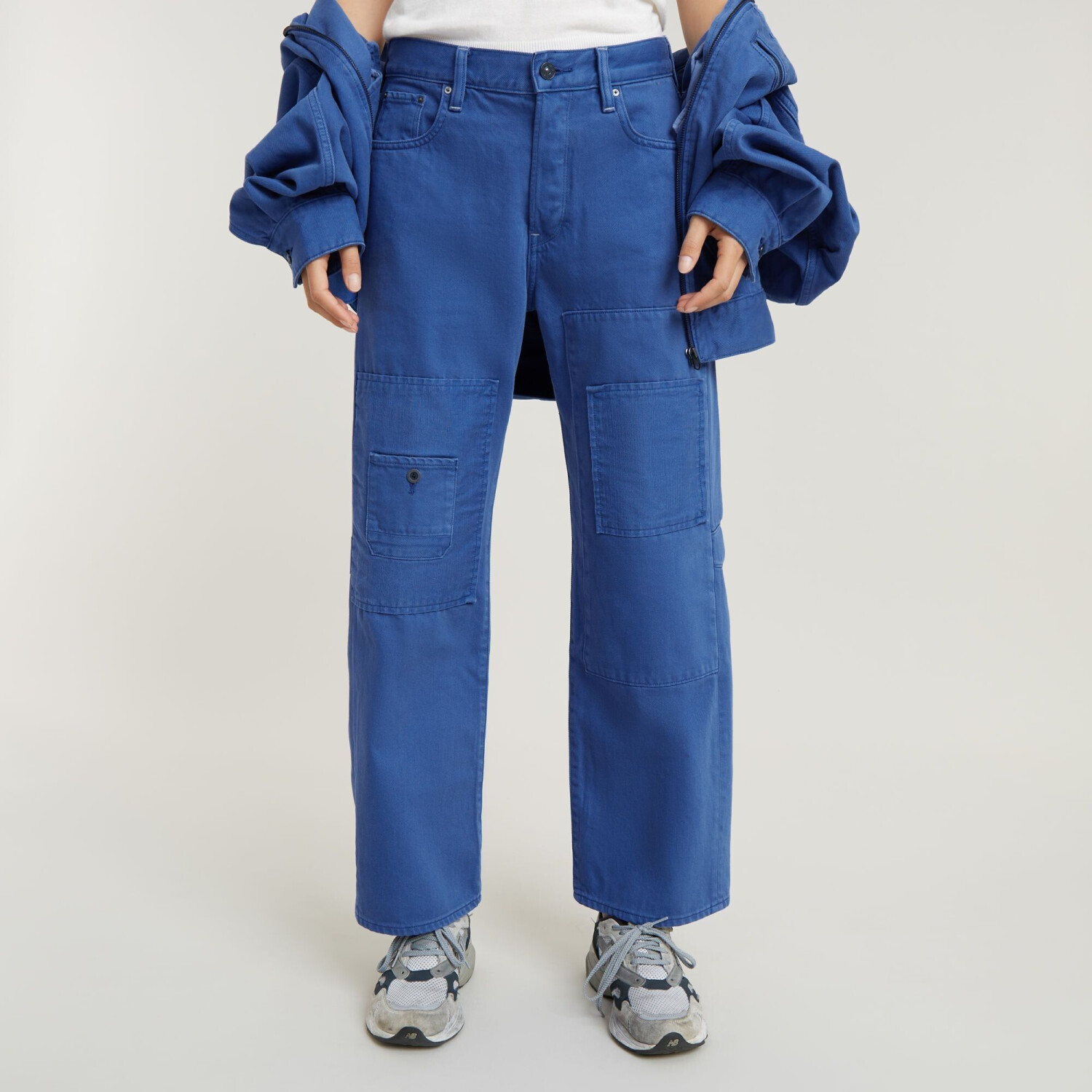 G-Star Bowey 3D Boyfriend Patch Ankle Jeans (D24528) faded blue papillon gd patched