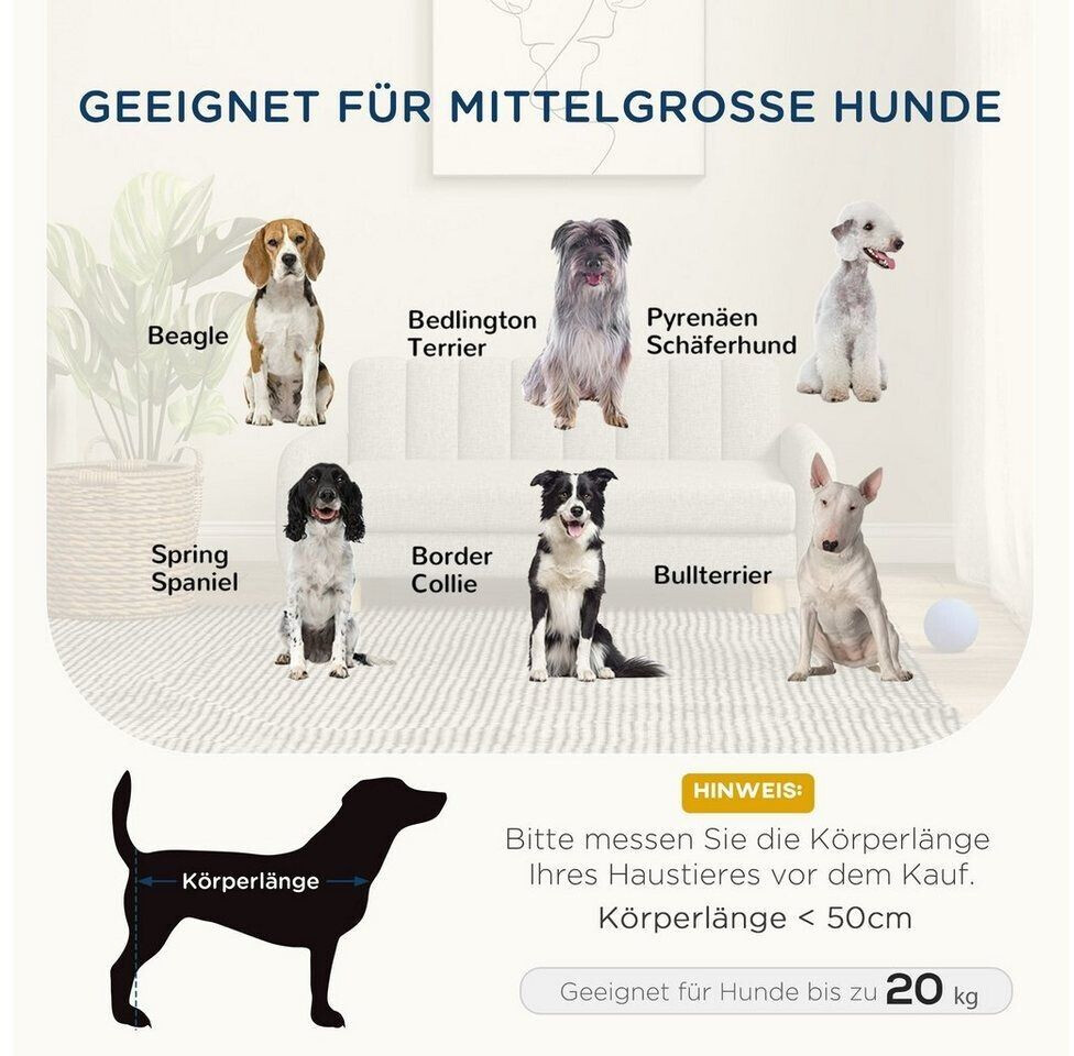 Pawhut Canapé pour chien