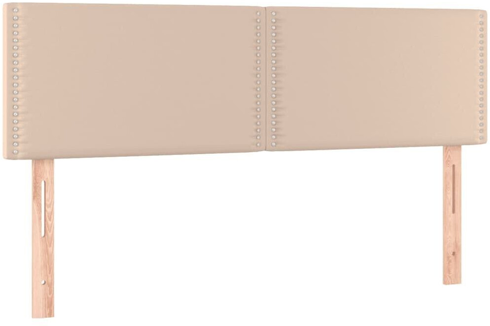 vidaXL LED headboard 144x5x78/88cm artificial leather (3121567)