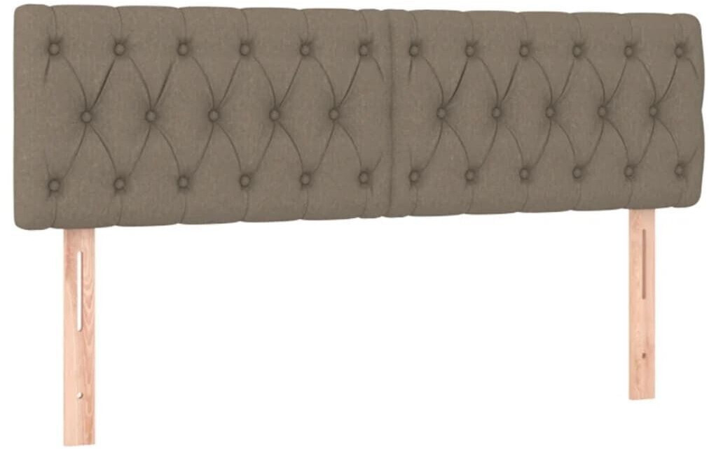 vidaXL LED headboard 160x7x78/88cm fabric (3121958)