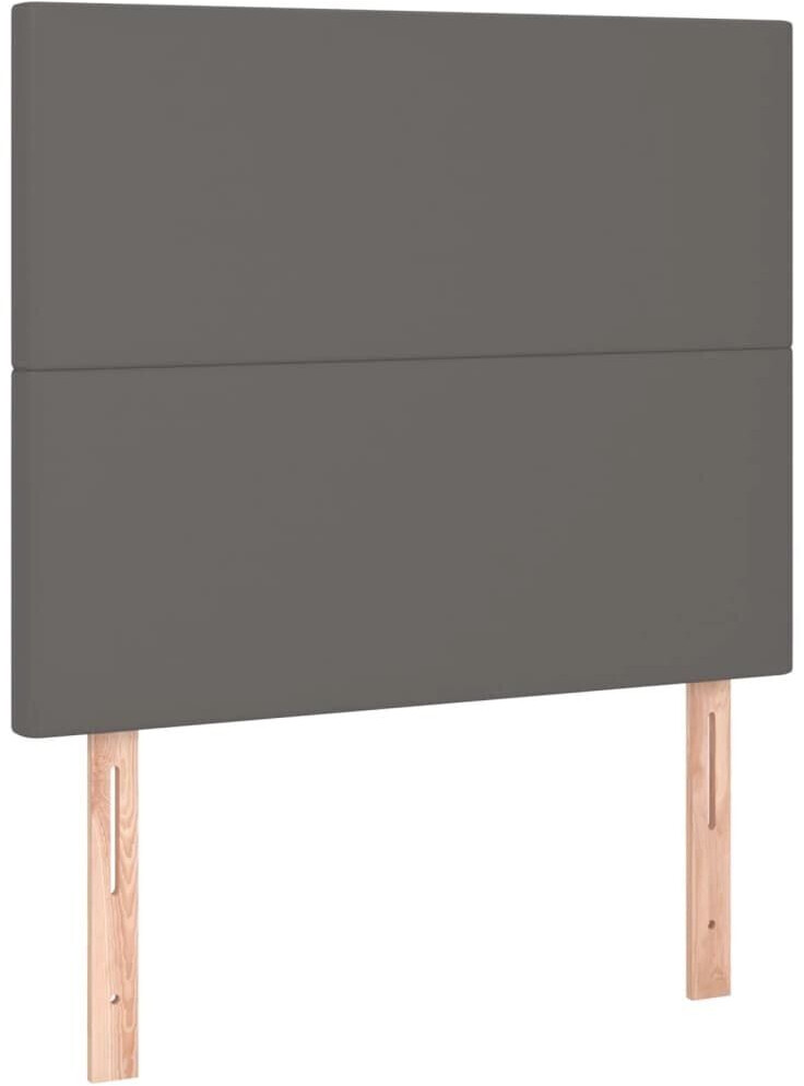 vidaXL LED headboard 100x5x118/128cm artificial leather (3122232)