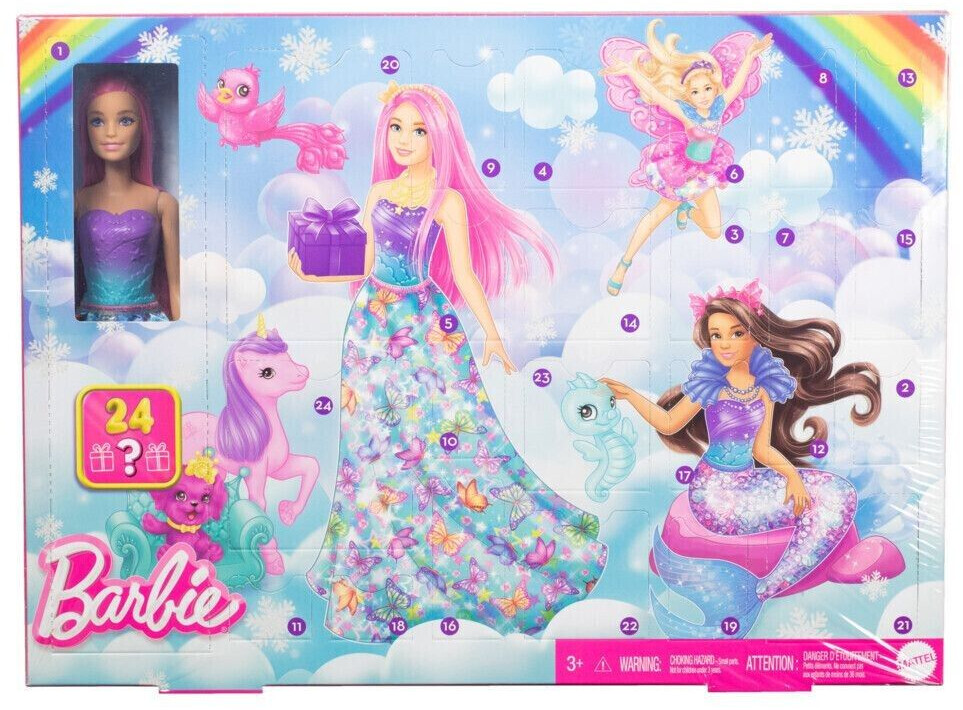 Mattel Barbie Dreamtopia Advent Calendar 2024