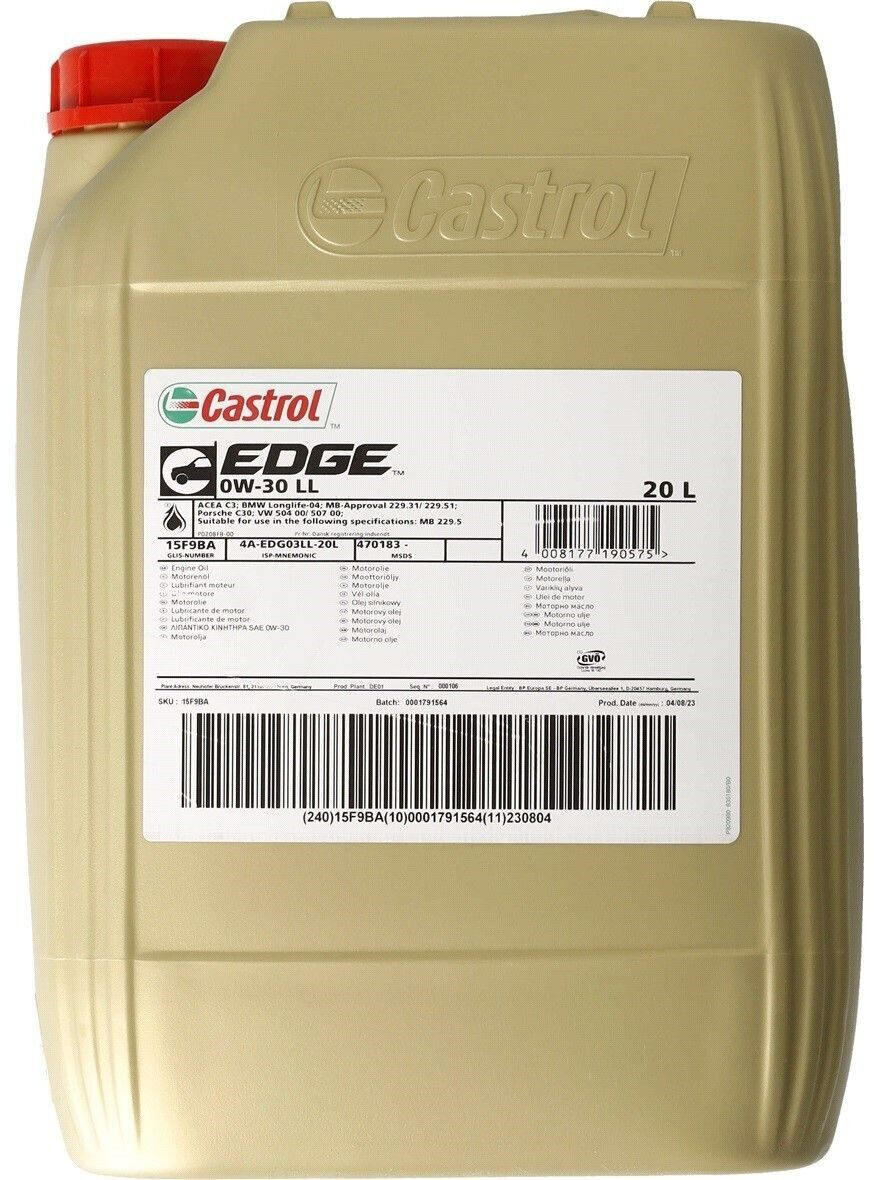 Castrol Edge 0W-30 LL (20l)