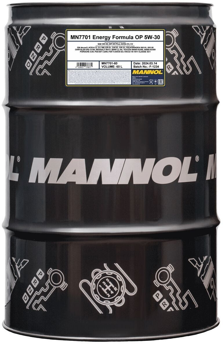 Mannol 7701 Energy Formula OP 5W-30 (60 l)
