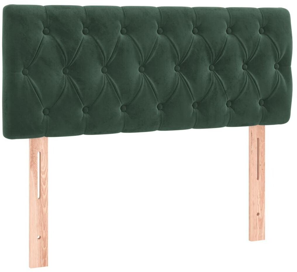 vidaXL LED headboard 90x7x78/88cm velvet (3121987)