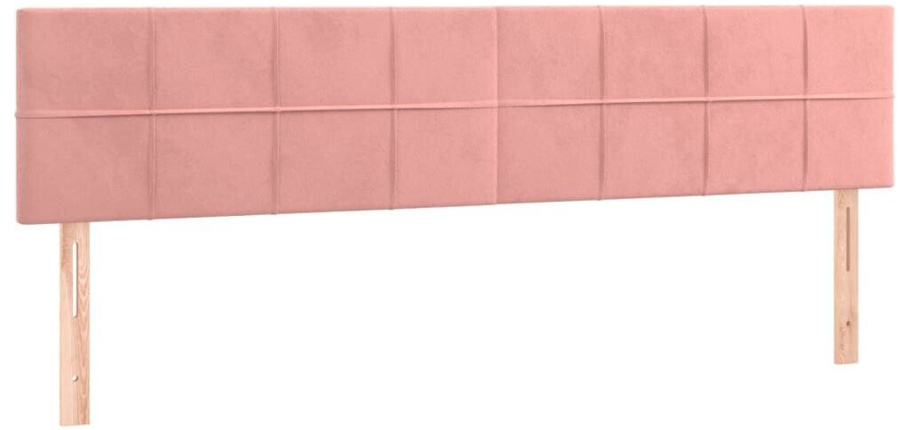 vidaXL LED headboard 160x5x78/88cm velvet (3121671)