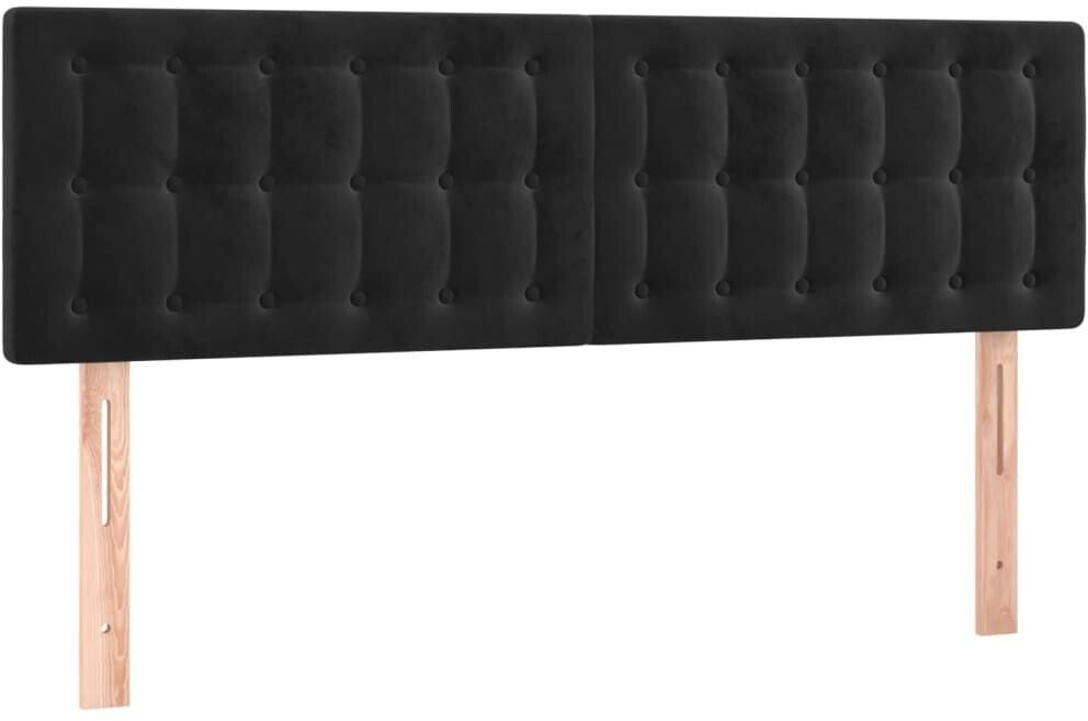 vidaXL LED headboard 144x5x78/88cm velvet (3122096)