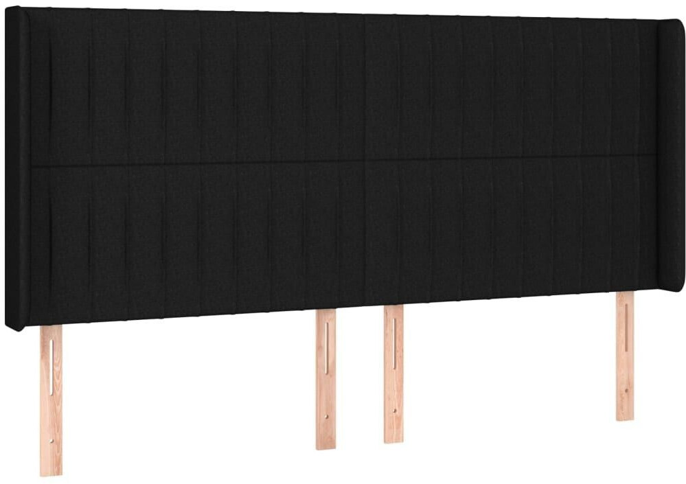 vidaXL LED headboard 203x16x118/128cm fabric (3124310)