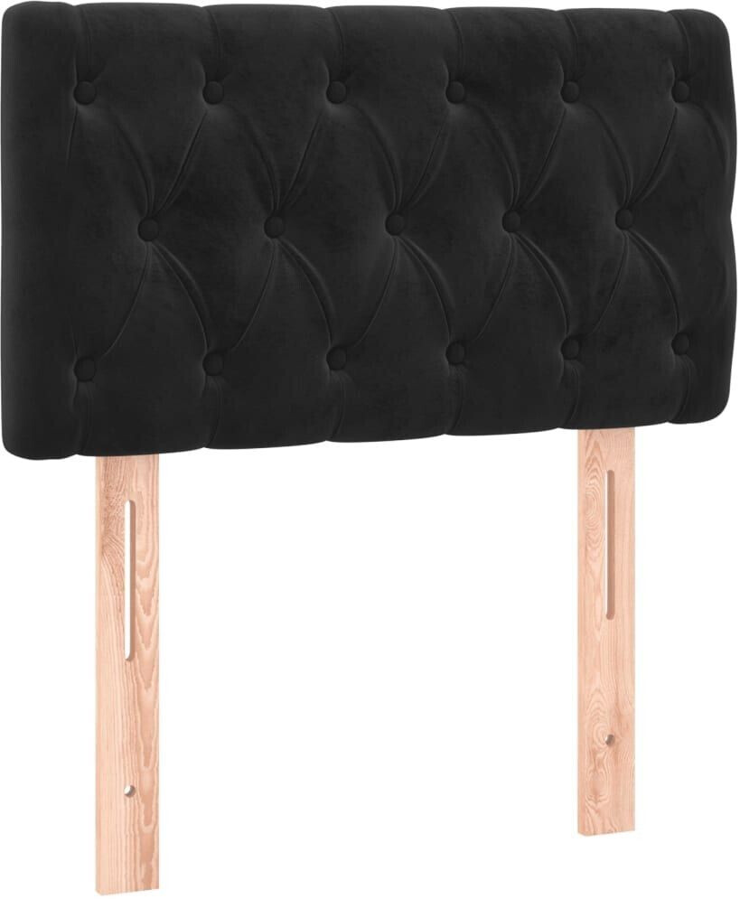 vidaXL LED headboard 80x7x78/88cm velvet (3121980)