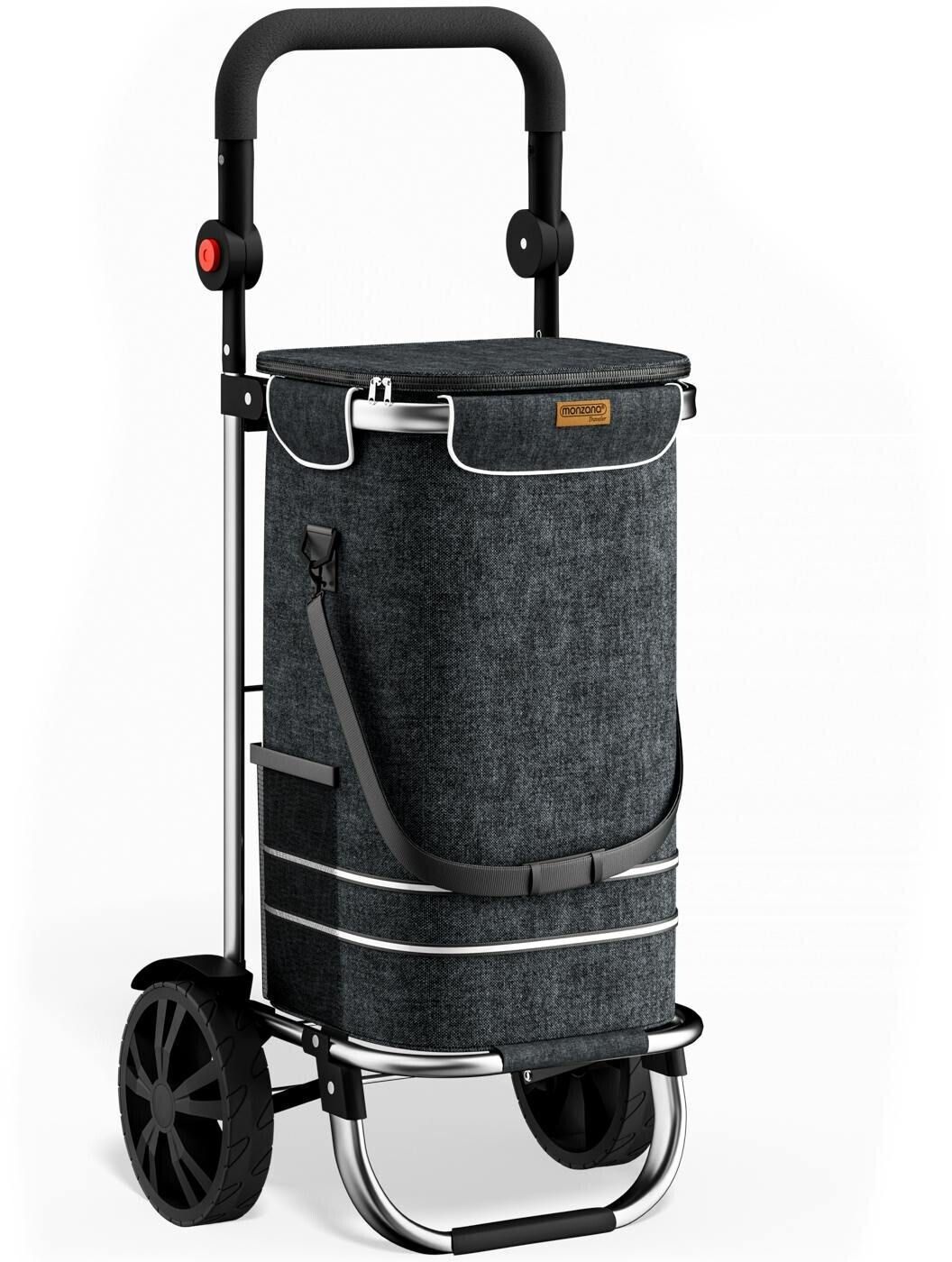 Monzana 2in1 Shopping Trolley 56L