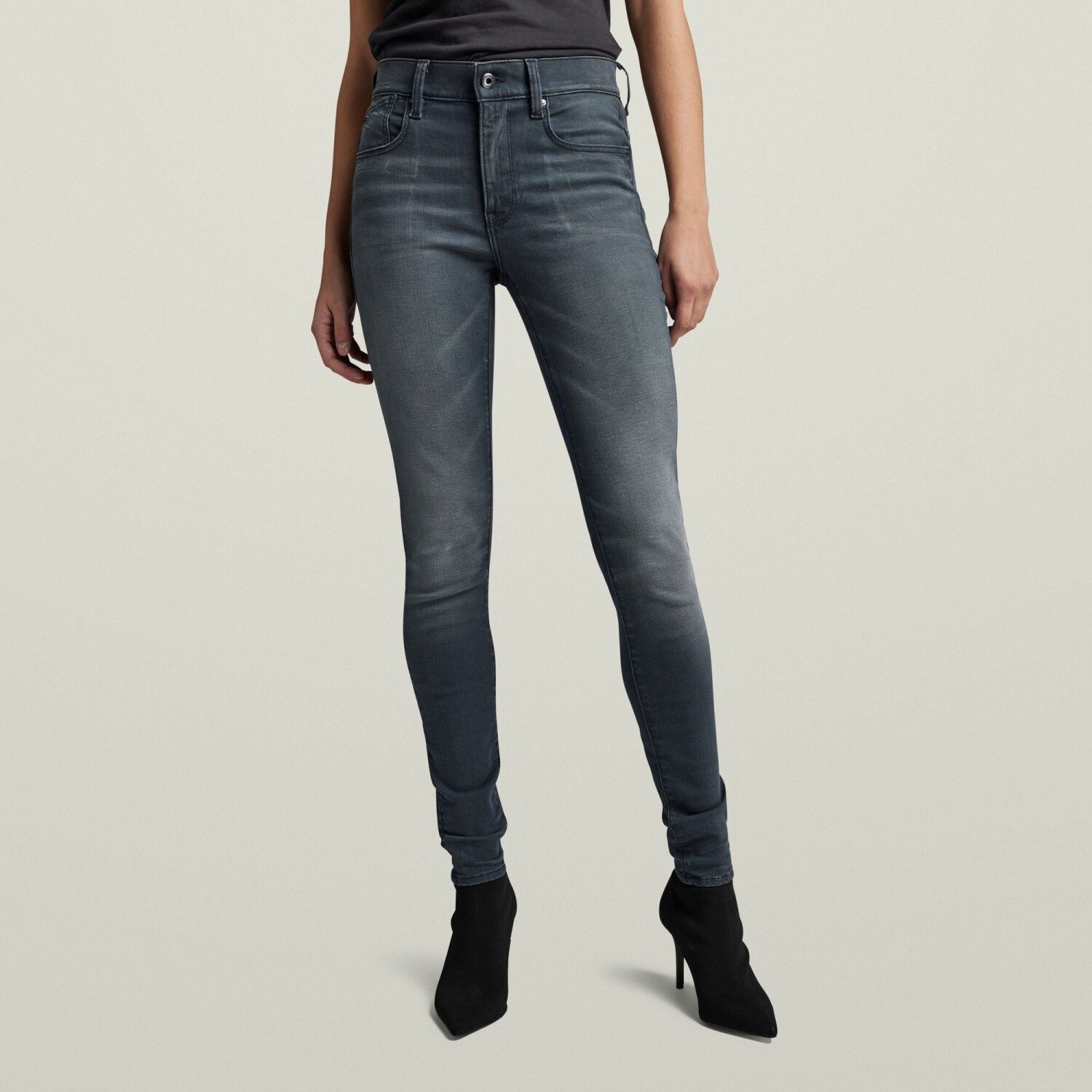 G-Star Lhana Skinny Jeans antic chert grey