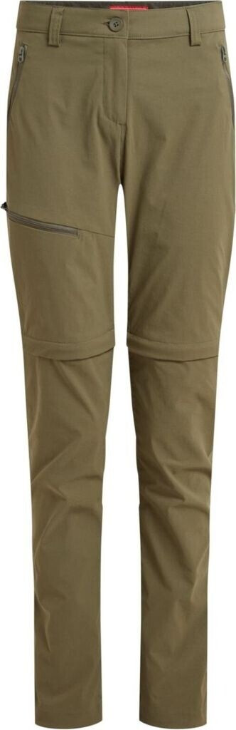 Craghoppers Women's Nosilife Pro Convertible Pants III Short (CWJ1375S) wild olive