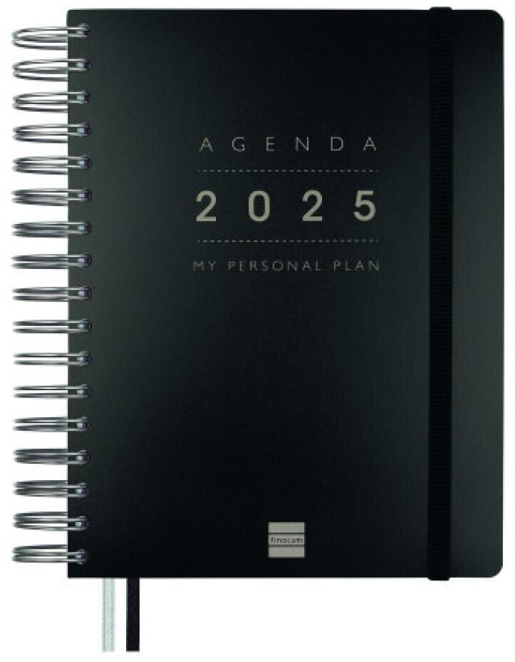 Finocam My Personal Plan Tempus Weekly Planner 16 Months 2024/25 black