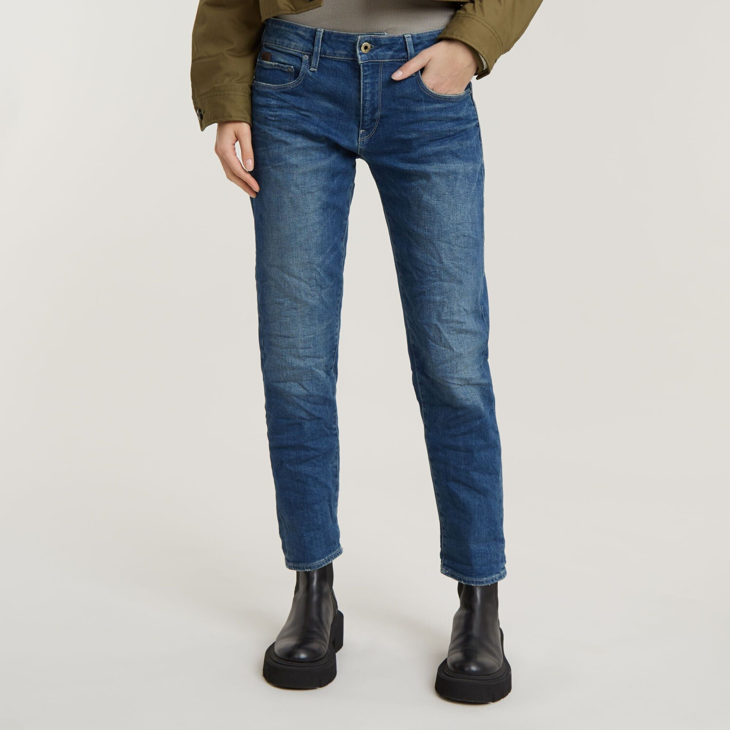 G-Star Kate Boyfriend Jeans (D15264) antic faded oregon blue