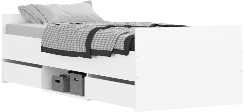 vidaXL Bed frame with head and footboard 75x190cm (3203817)