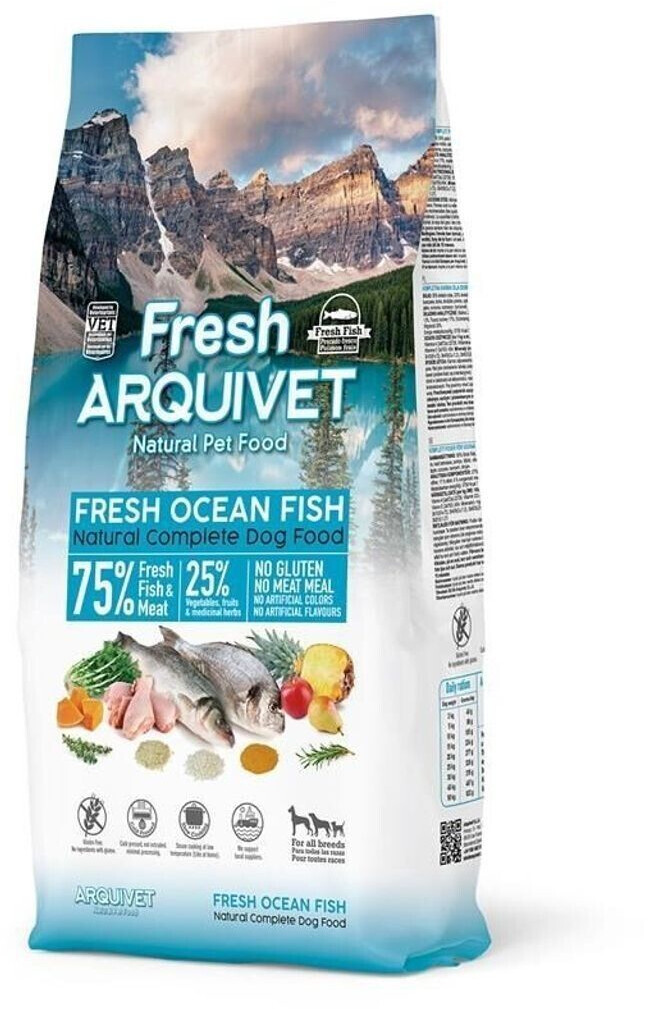 Arquivet Fresh Ocean Fish nourriture semi-humide pour chien (10 kg)