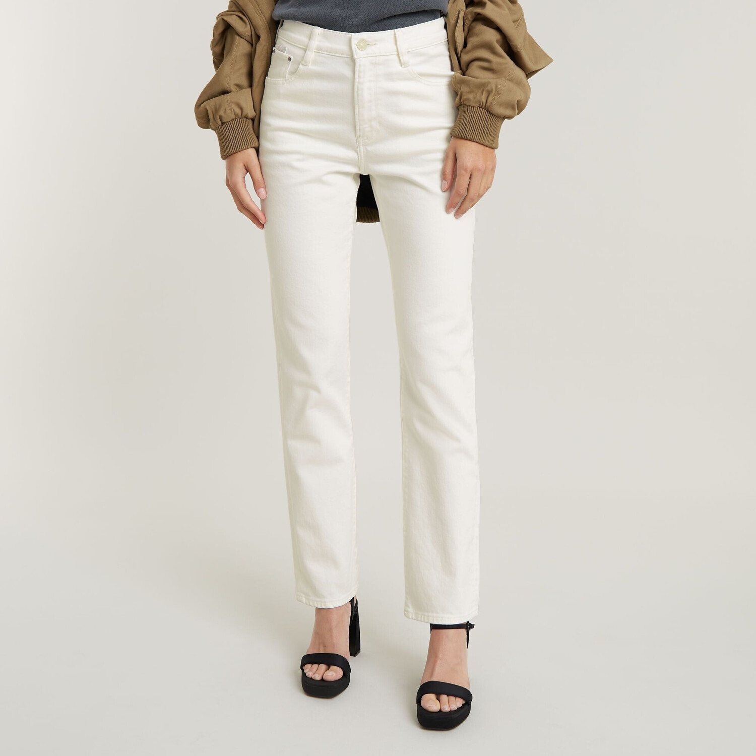 G-Star Viktoria High Straight Jeans (D23959) lt chalk gd