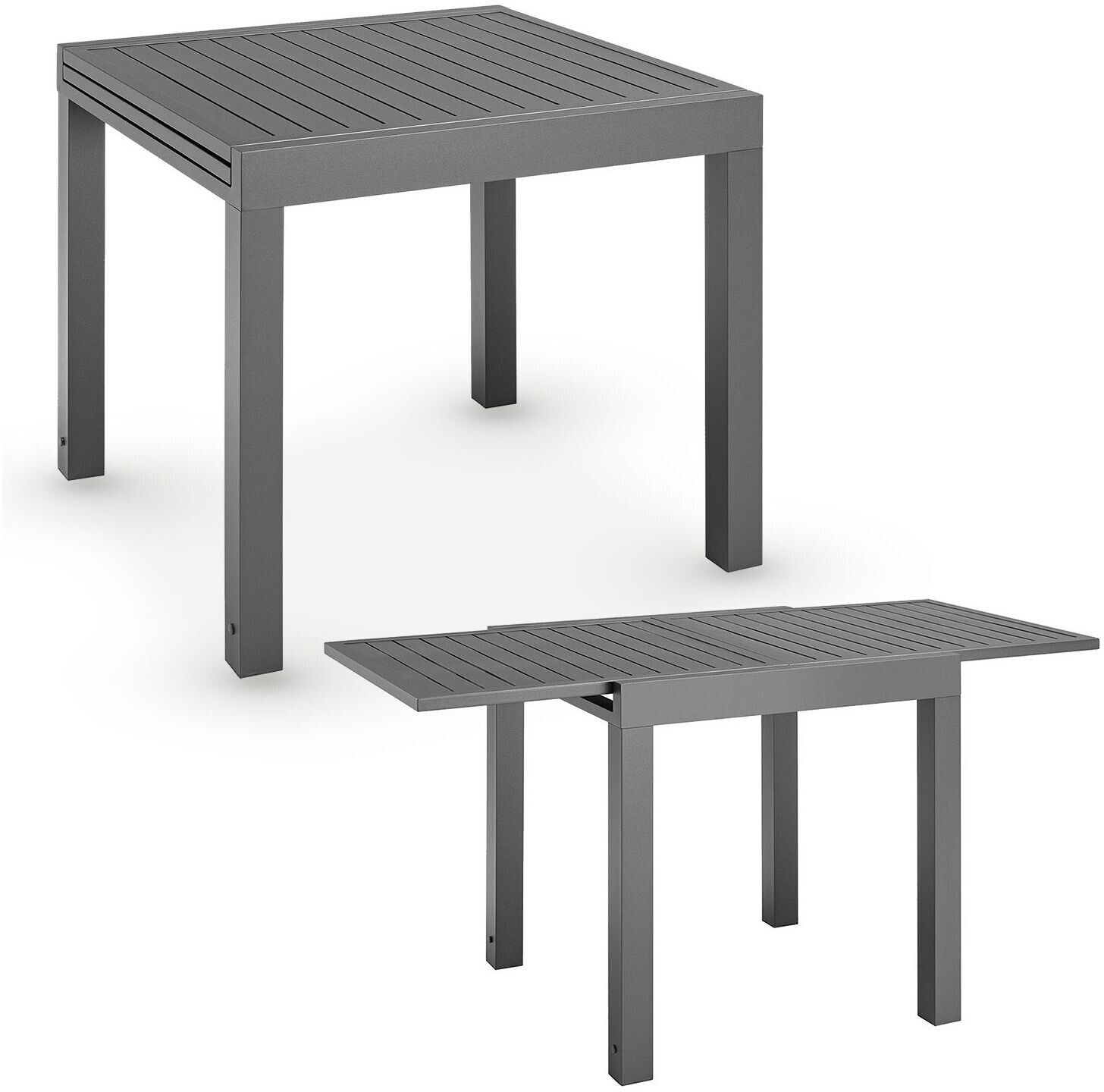 Juskys Gartentisch Laki 80x80 cm ausziehbar Anthrazit ab 195,49 € (Mai