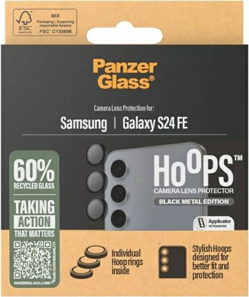 PanzerGlass Hoops Black Lens Protector Samsung Galaxy S23 FE, Bild 3