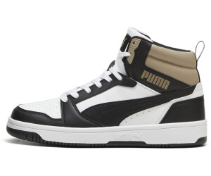 Puma rebound black sneakers clearance
