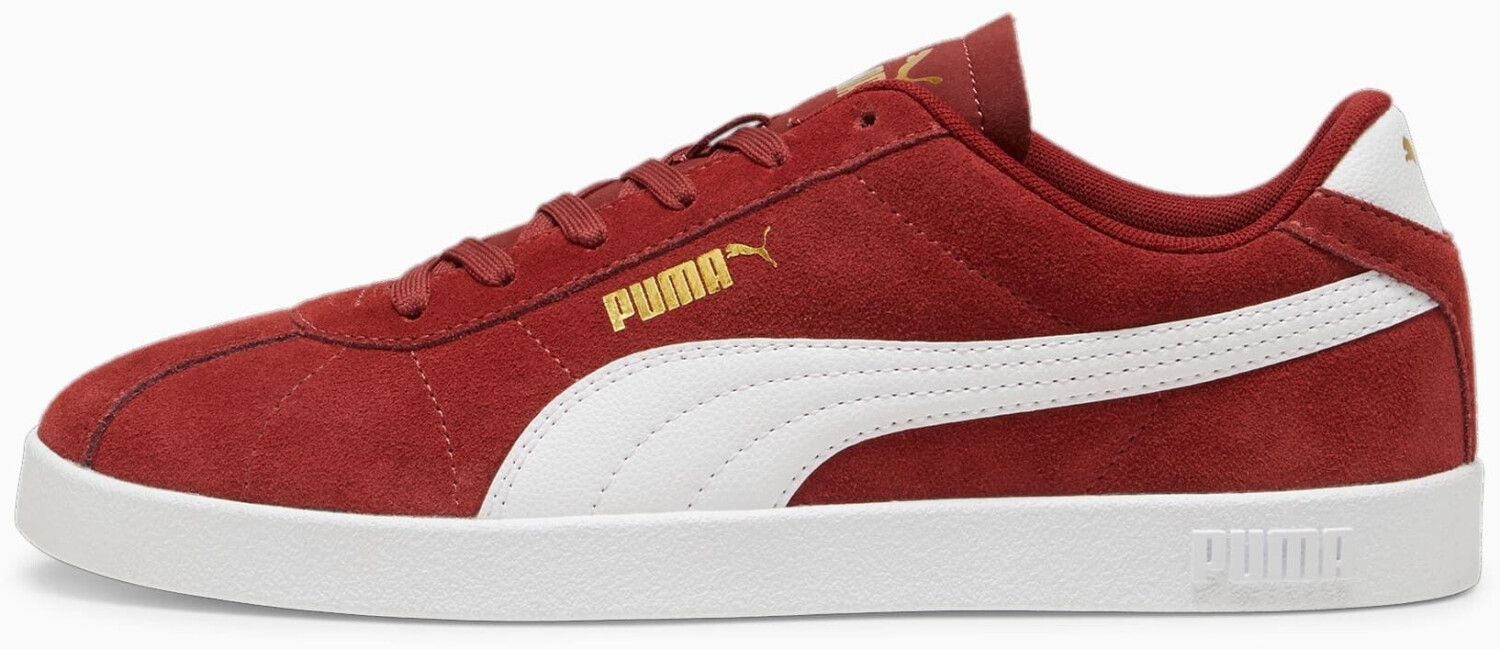Red and gold puma suede outlet