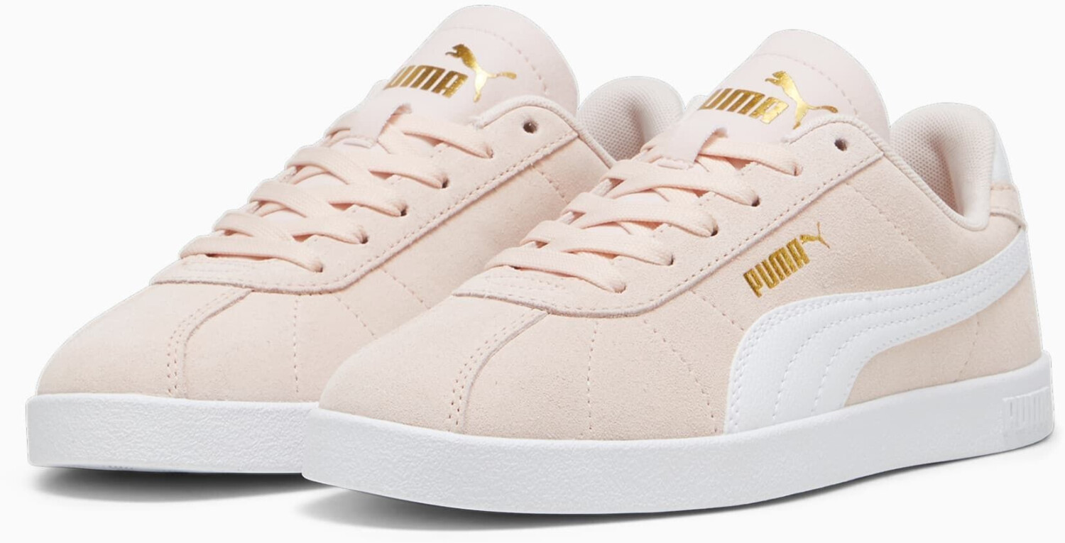 Pink white and gold pumas on sale