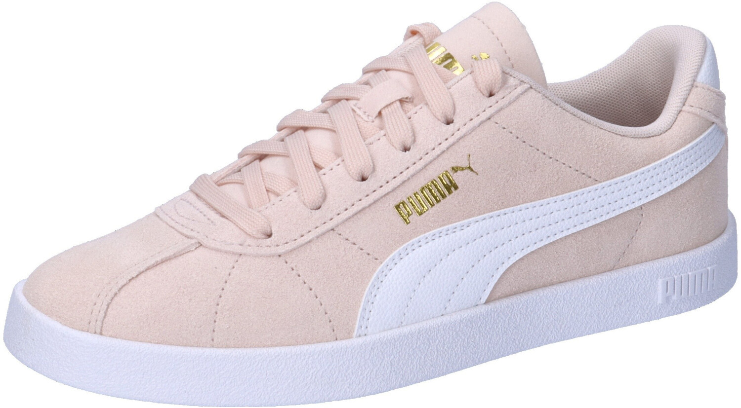 Puma Club II Suede island pink/white/gold