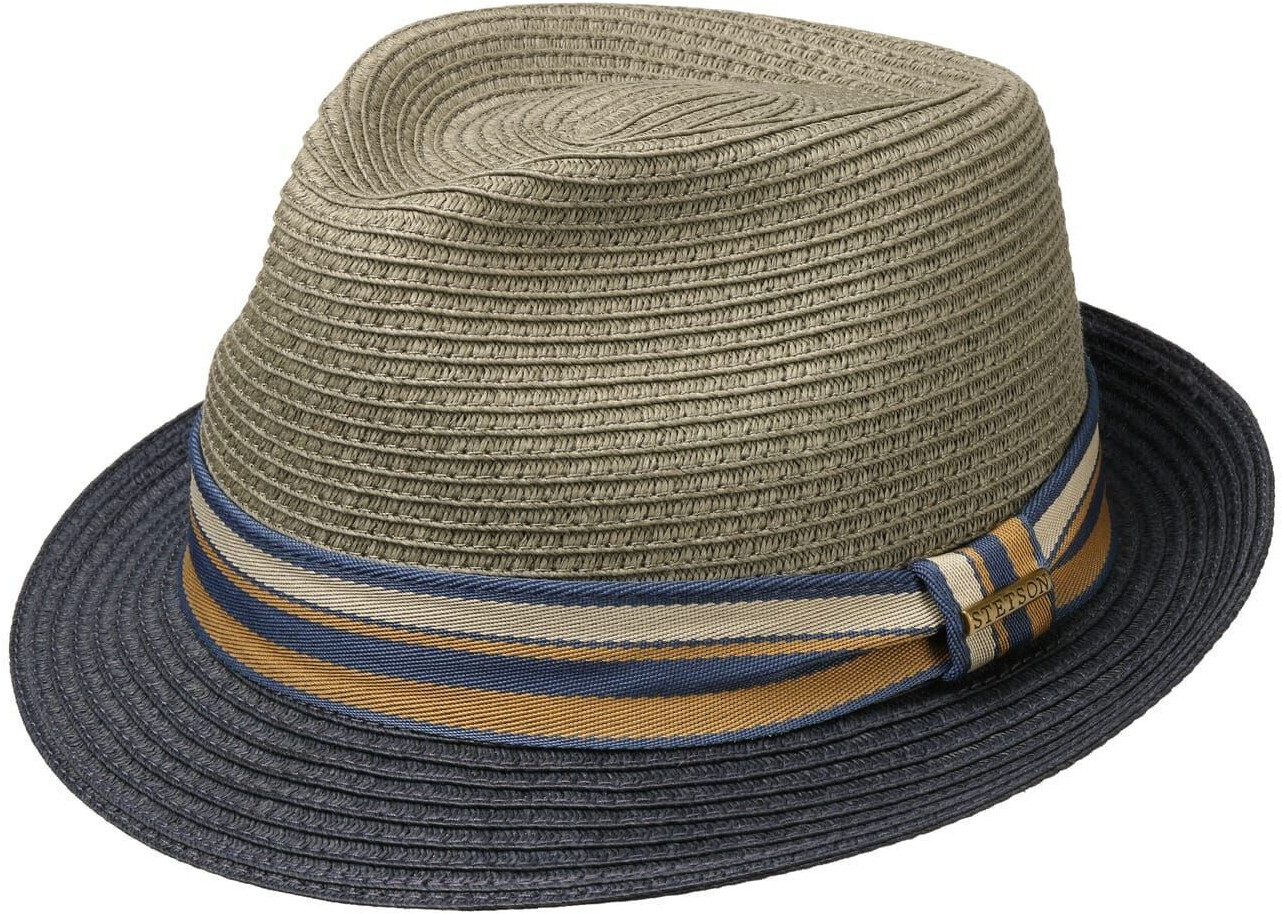Stetson Licano Toyo Trilby Strwa Hats (1238551) dark blue