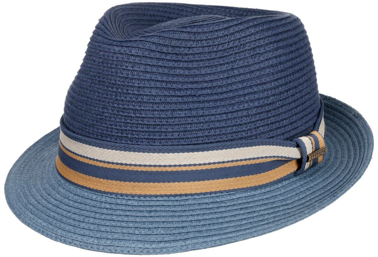 Stetson Licano Toyo Trilby Strwa Hats (1238551) blue