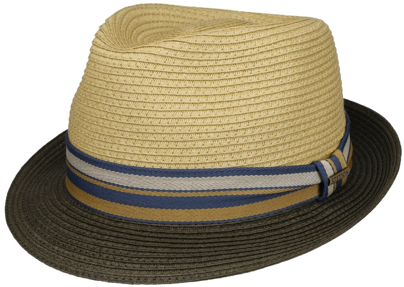 Stetson Licano Toyo Trilby Strwa Hats (1238551) olive