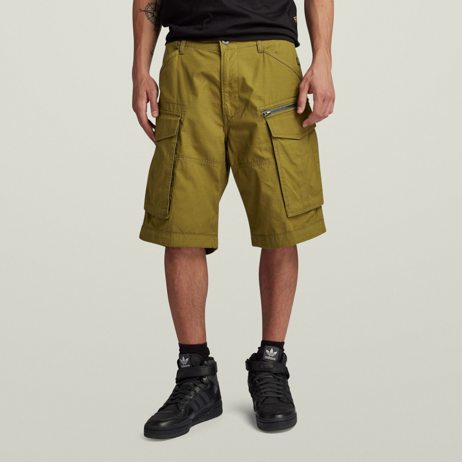 G-Star Rovic Zip Relaxed Shorts (D08566) tobacco